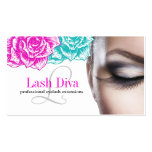 Custom Eye Lash Extensions Business Cards