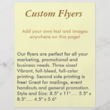 Custom Flyers