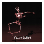CUSTOM INVITES - X-Ray Skeleton Joy Leap - Red