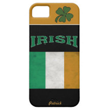 Custom Irish Flag Grunge iPhone Case