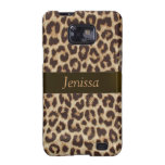Custom Leopard Print Samsung Galaxy Case