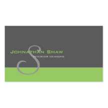 Custom Monogram 1 Business Card Templates