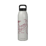Custom Name Bike Cycle, Sport Biking, Motivational Reusable Water Bottles