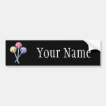 Custom Name Character Bumper Stickers