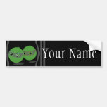 Custom Name Character Bumper Stickers