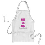 Custom Name or Sentiment Best Sis Ever Pink Apron