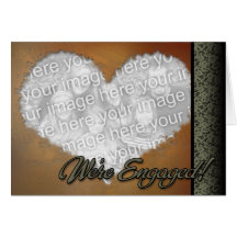 Custom Personalised Online Engagement Card