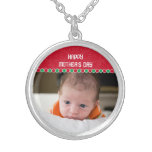 Custom Photo Medium Silver Plated Necklace