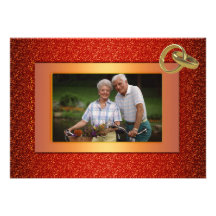 Custom Photo Wedding Anniversary Party Invitation