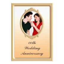 Custom Photo Wedding Anniversary Party Invitation