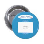 Custom Photo Worlds Greatest White German Shepherd Button