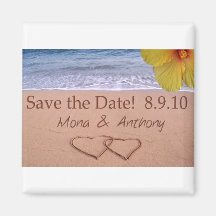 Custom Save the Date Fridge Magnets