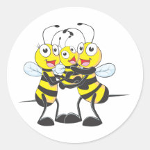 Custom Shirts : Happy Dad Mum Baby Bee Shirts Stickers