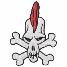 Custom Skull Embroidered Shirt