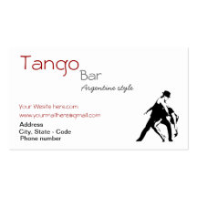 Custom Tango  Business card