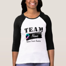 Custom Team Name - Thyroid Cancer Tee Shirt