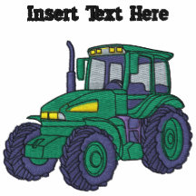 Custom Tractor Embroidered Shirt