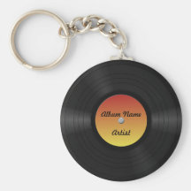 Custom Vinyl Record Keychain