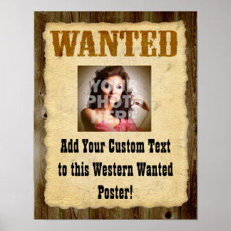 Wanted Posters | Zazzle.co.nz