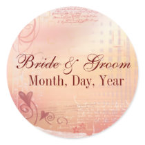 Custom Wedding stickers stickers