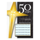 Customisable 50 Year Church Anniversary Invitations