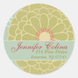 Customisable Address Labels Round Stickers