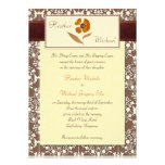 Customisable Autumn Wedding Invitation