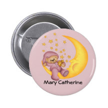 Customisable Baby Shower Favours Button