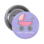 Customisable Baby Shower Favours Pinback Buttons