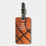 Customisable Basketball Luggage Tag
