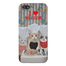 Customisable Chef Cats/Kitties iPhone 5 Cover