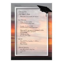 Customisable Classy Class Reunion Invitation