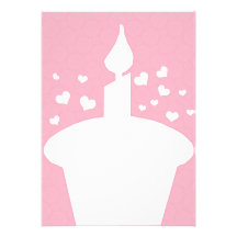 Customisable Cupcake Invitation
