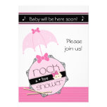 Customisable Drummer BabyShower invitation