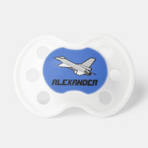Customisable F16 Fighting Falcon Fighter Jet Pacifiers