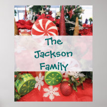 Customisable Festive Family Christmas Print