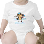 Customisable First Birthday Monkey Prince Shirt