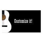 Customisable Guitar Music Business Card