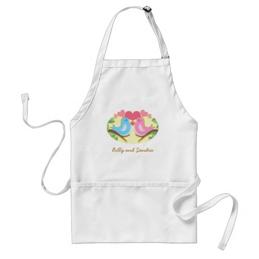 Customisable Love Birds Apron