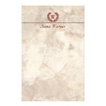 Customisable Monogram Stationery Paper