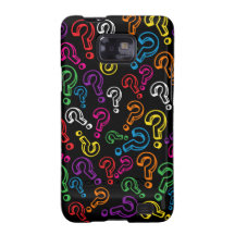 Customisable Question Marks Galaxy SII Cover