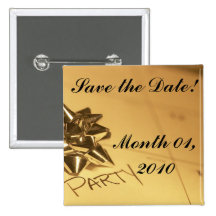 Customisable Save the Date! Button