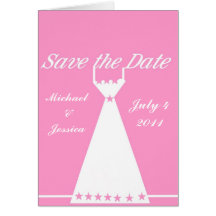 Customisable Save the Date Greeting Card