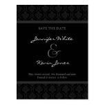 Customisable Save the Date Wedding Invitation Post Card