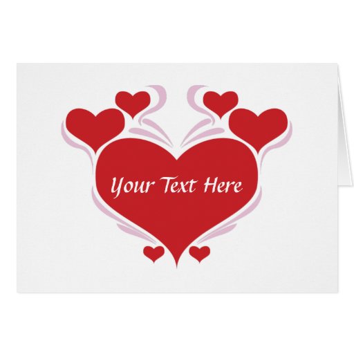 Customisable Valentine's Day Cards
