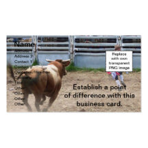 Customise 'Charging Bull' Business Cards