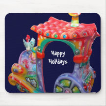 Customise the text; Drive a candy car Mousemats