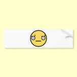 Customise Your Own: Awesome Concern Smiley Face bumper stickers