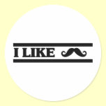 Customise Your Own: I like Stache stickers