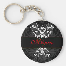 Customised Dark Elegance Keychain